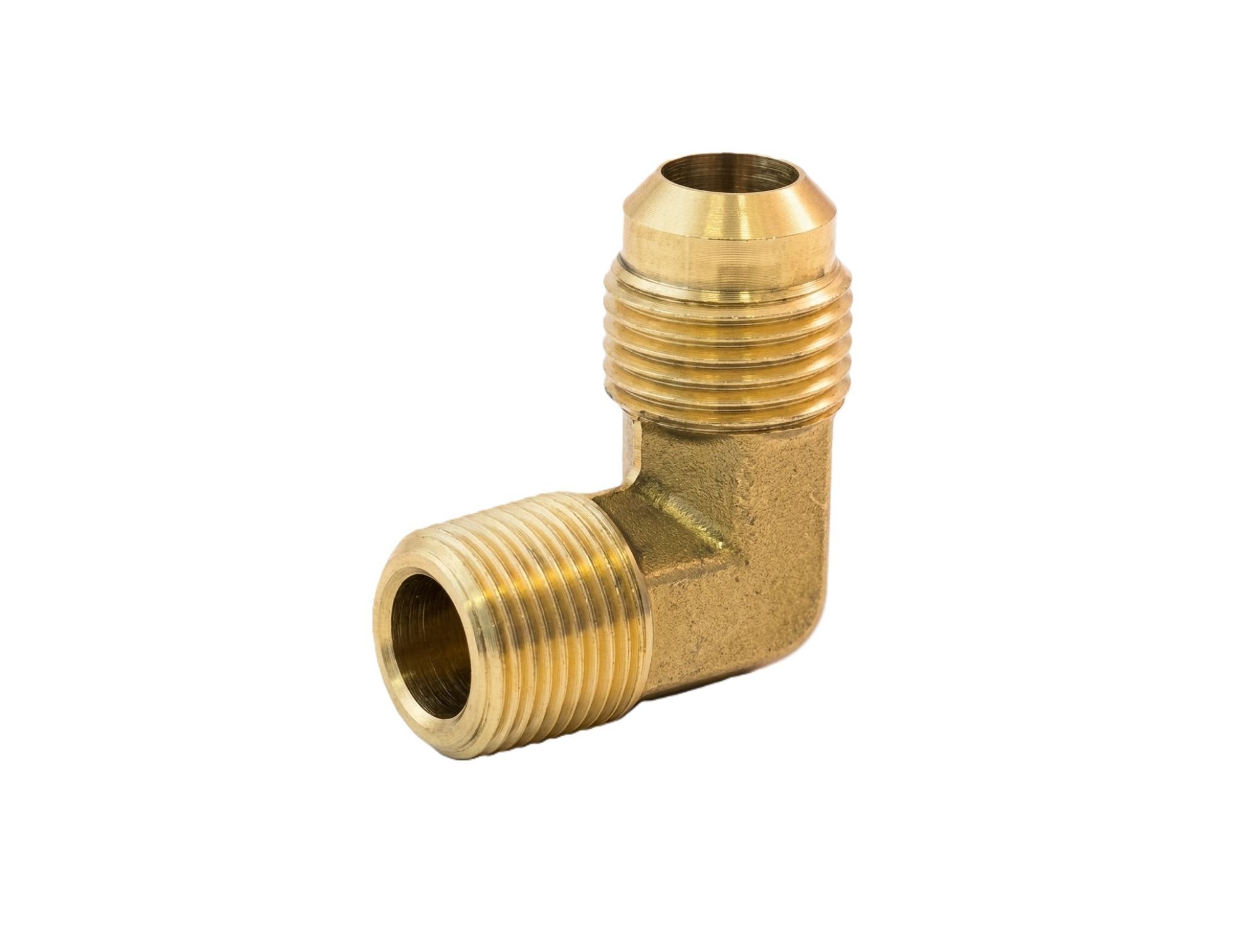 Conector codo 90° macho - Flared 45° Conector codo 90° macho - Flared 45°