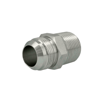  Adaptador Recto Macho-Macho JIC 74° - NPTF